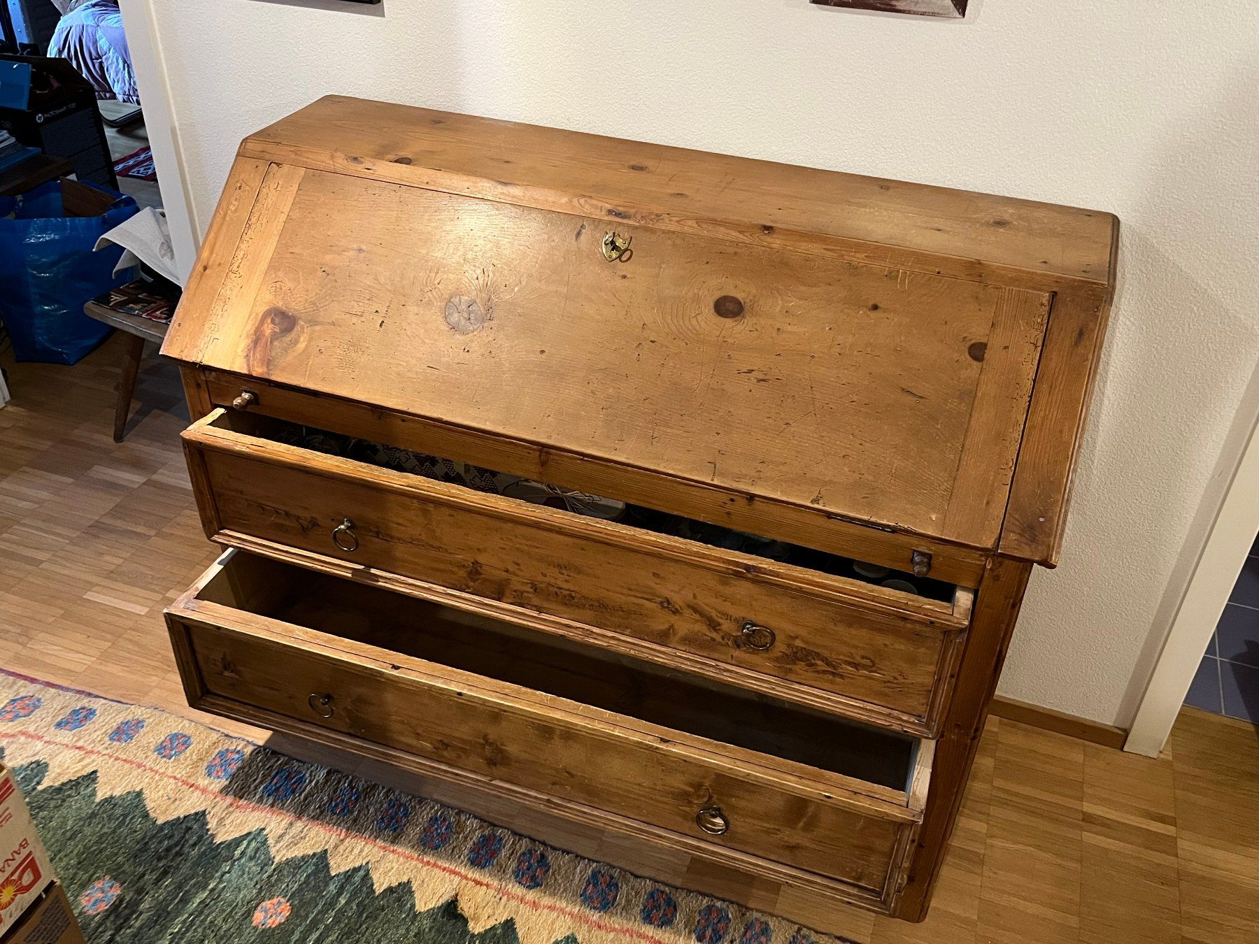 Cassettiere: Sekretär Antik Holz – Usato da Lenz venduto da Klimbim7083 4