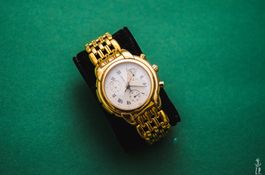 Yves Saint Laurent  Goldplated Chronograph Swiss Made Selten