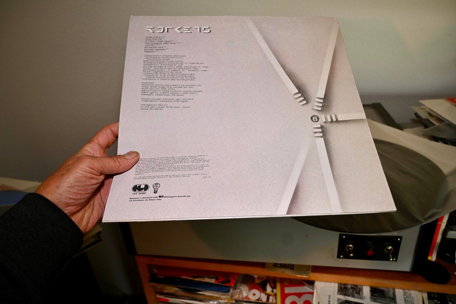 Dischi in vinile: SYNTH POP Rockets – Imperception ITALY 1984 VG++ – Usato da Pfaffhausen venduto da mono_rec 4