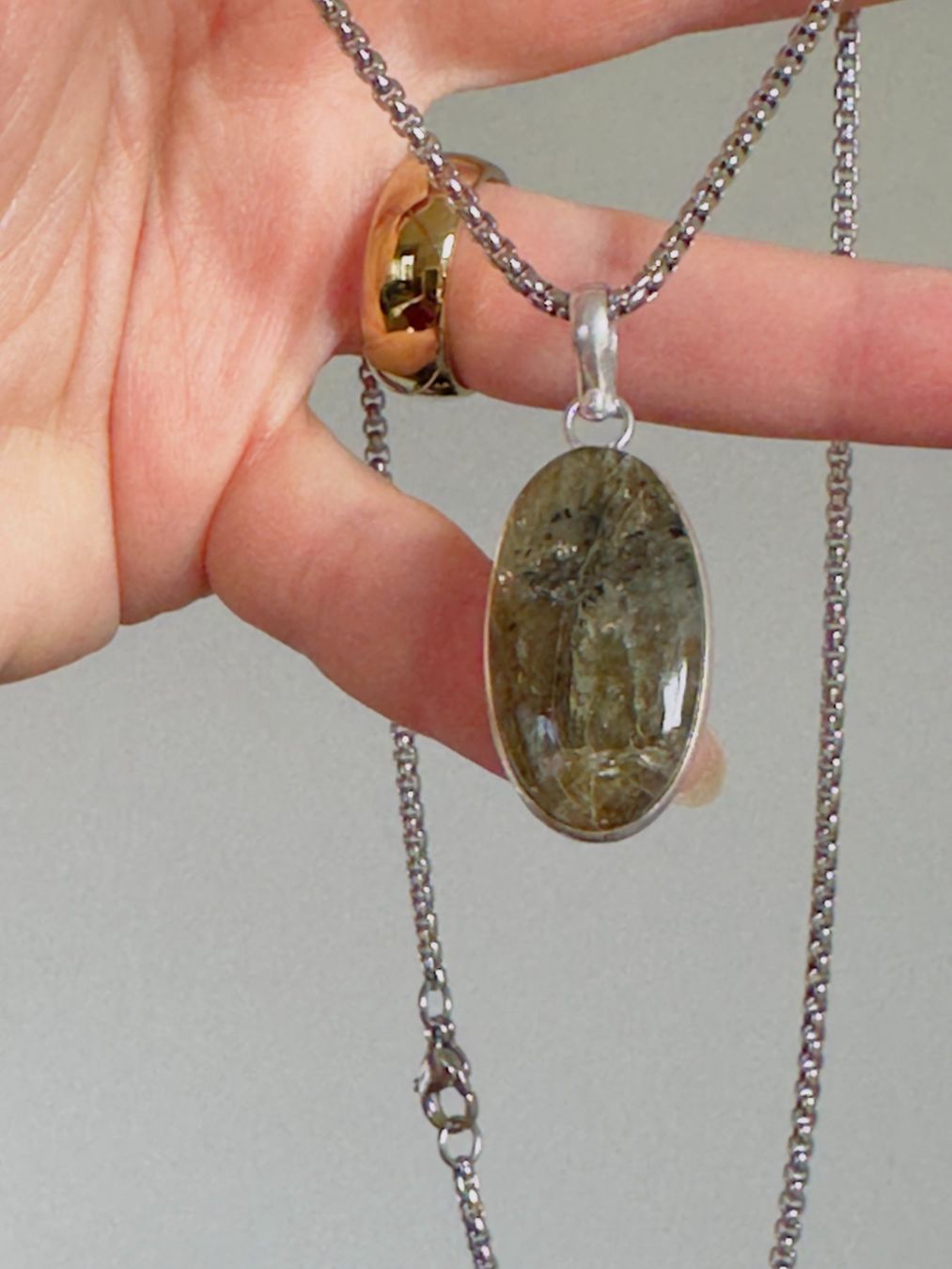 Catenine: Labradorite necklace – Nuovo e nell'imballaggio originale da Genève venduto da AGBERG 3