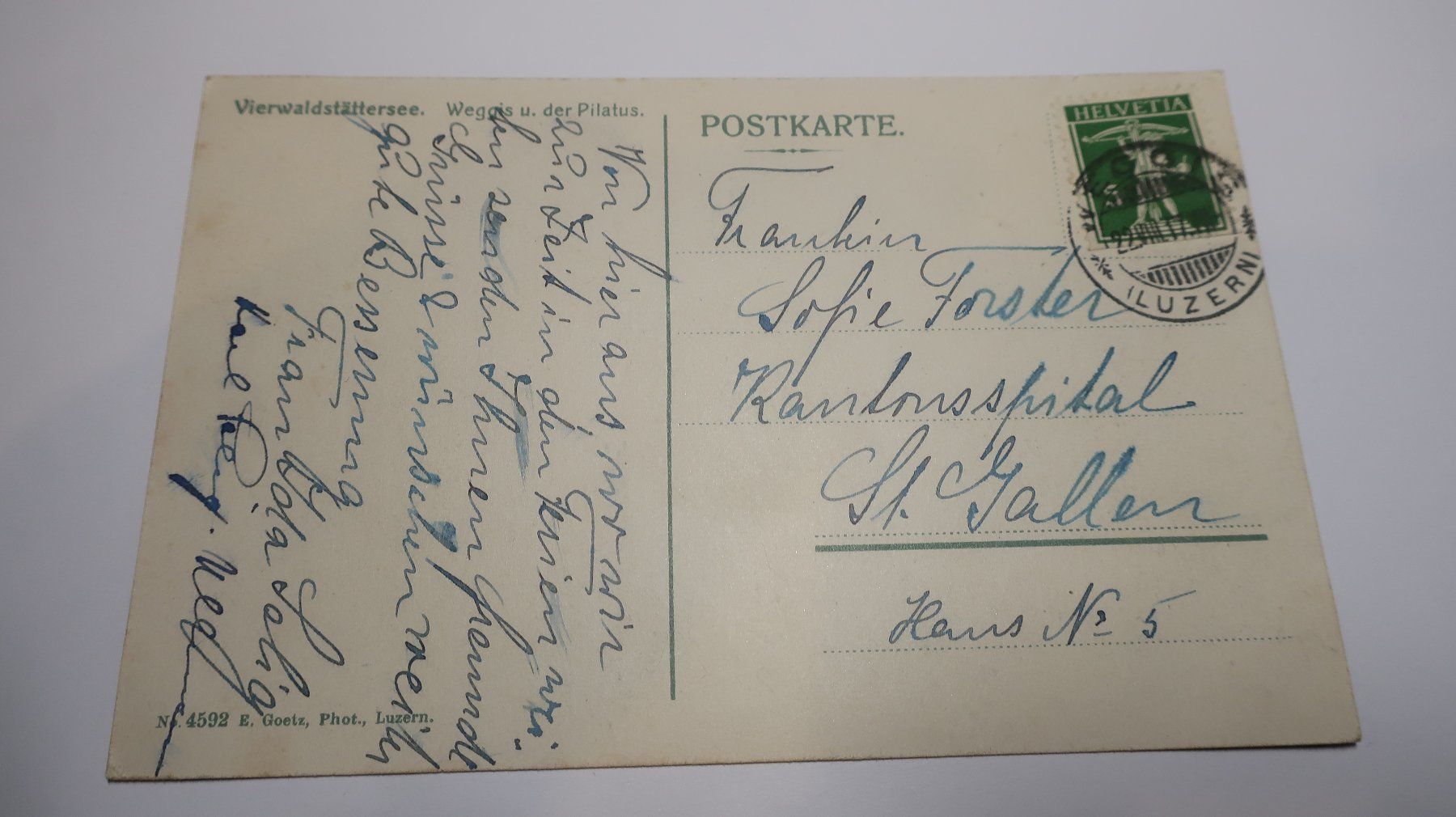 Cartes postales: Weggis u. der Pilatus 1917 – D'occasion à Cormoret par Pascalll2001 4