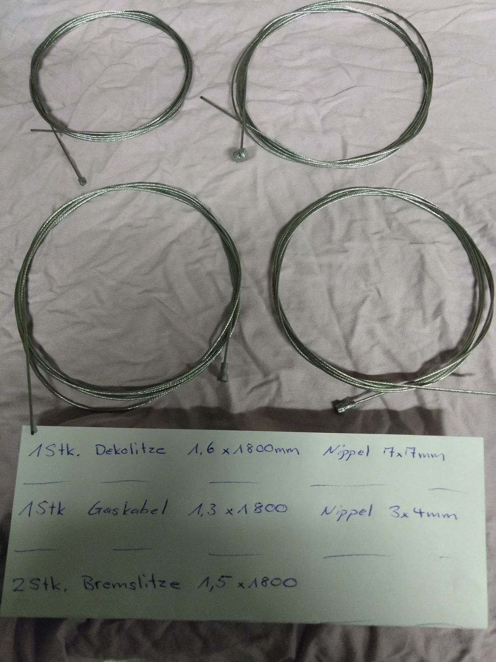 Cavi: Mofa Kabel Set – Nuovo (secondo la descrizione) da Rorschach venduto da Aqua04