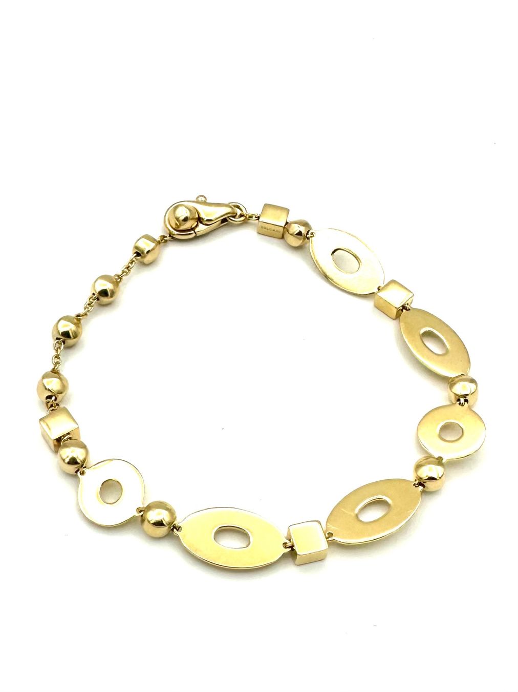 Bulgari Bracciali & Braccialetti: BVLGARI. Collection "Lucea", bracelet or jaune 18K – Usato da Renens VD venduto da Diademe.sarl 3