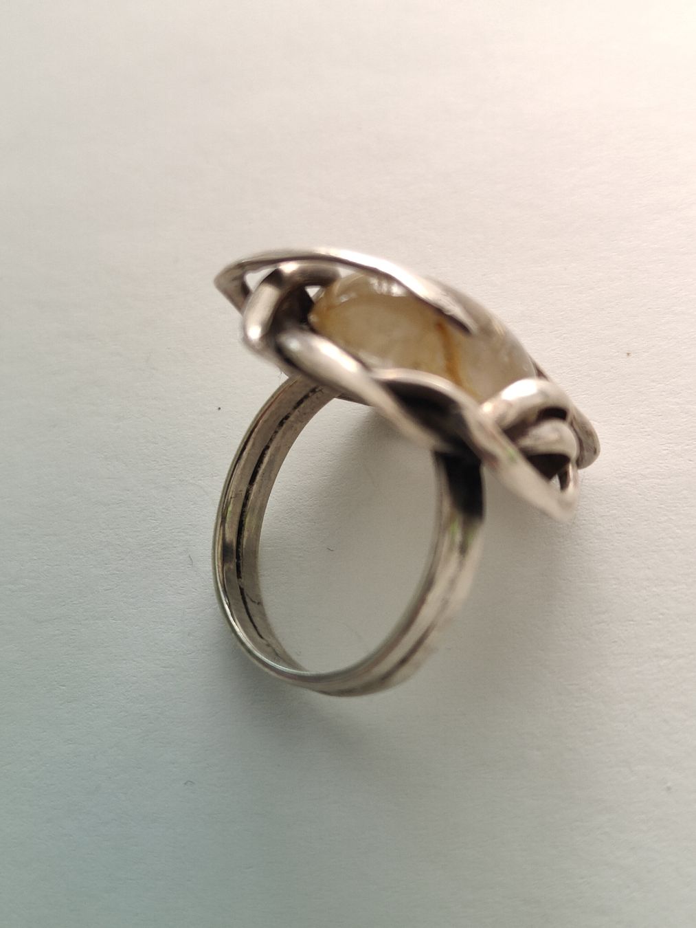 Ringe: Silberring Unikat mit Rutilquarz ca. Gr. 56 – Neu (gemäss Beschreibung) aus Degersheim von Kaschmir 1