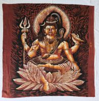 Stoffbild Shiva Wandbehang 115 x 115cm
