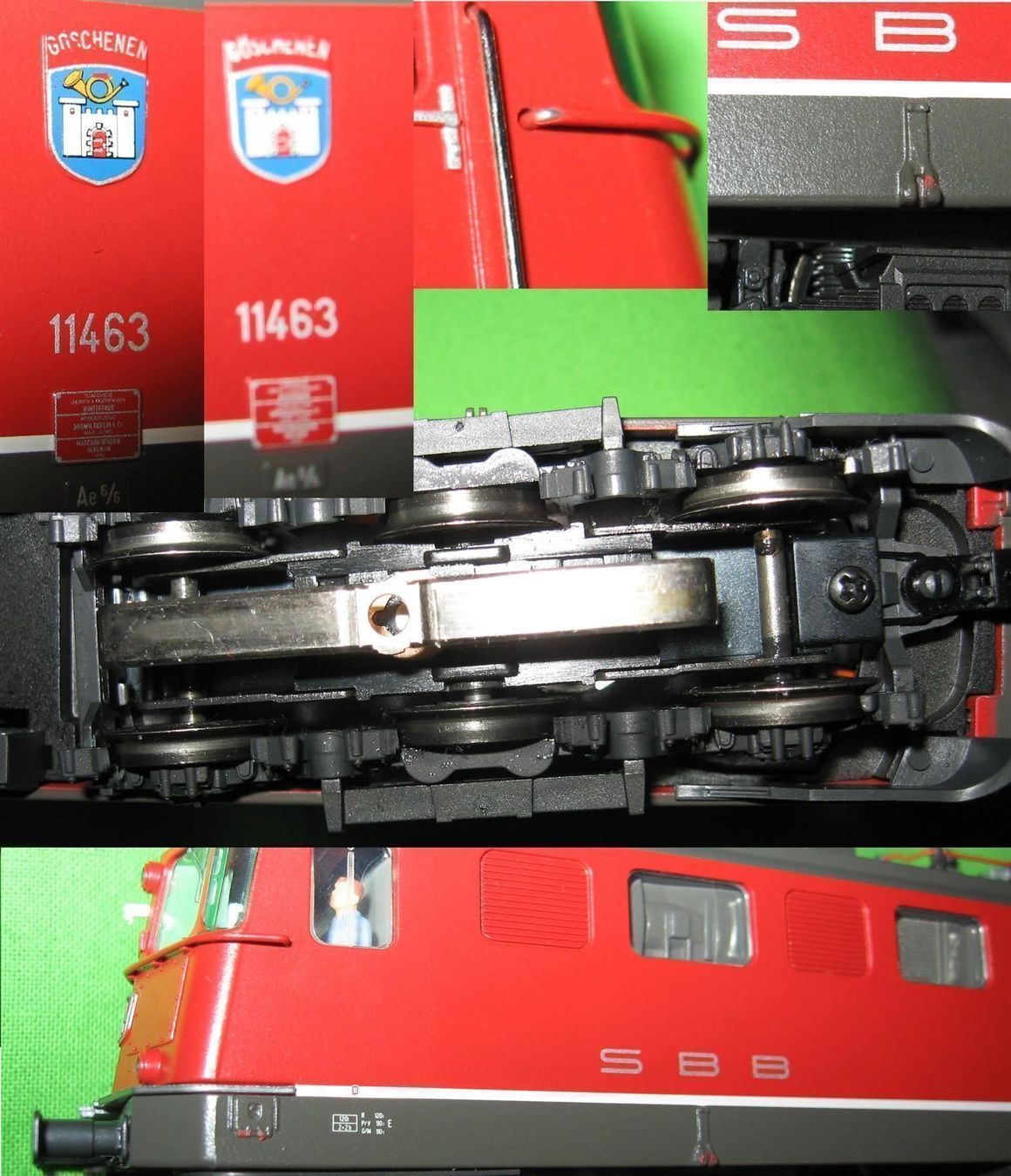Märklin Modellini di ferrovie: SBB Ae 6/6 GÖSCHENEN 11463 SINUS 841**** – Usato da Winterthur venduto da Ricardo211 2