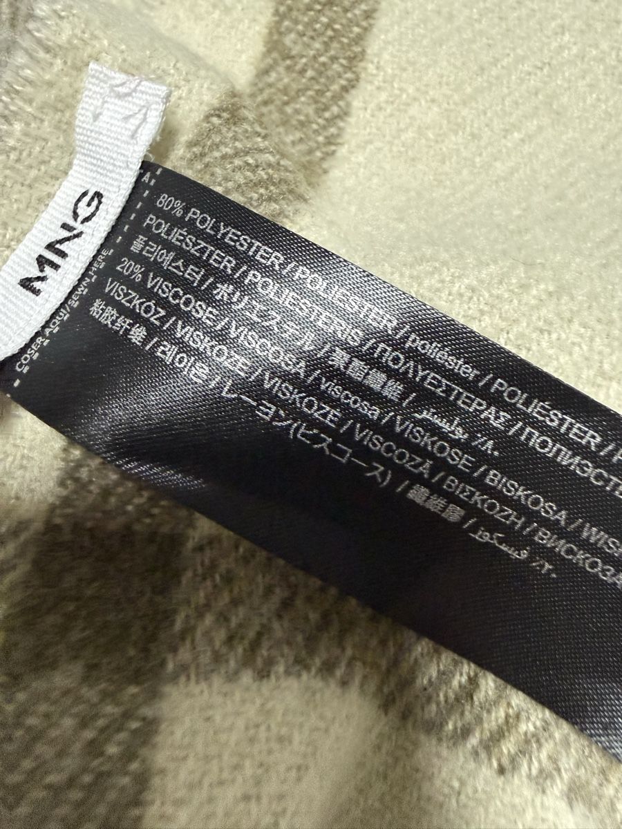 Mango Foulard & Sciarpe: Mango Schal kariert mit Fransen Neu – Nuovo (secondo la descrizione) da Rotkreuz venduto da ILURENA 3