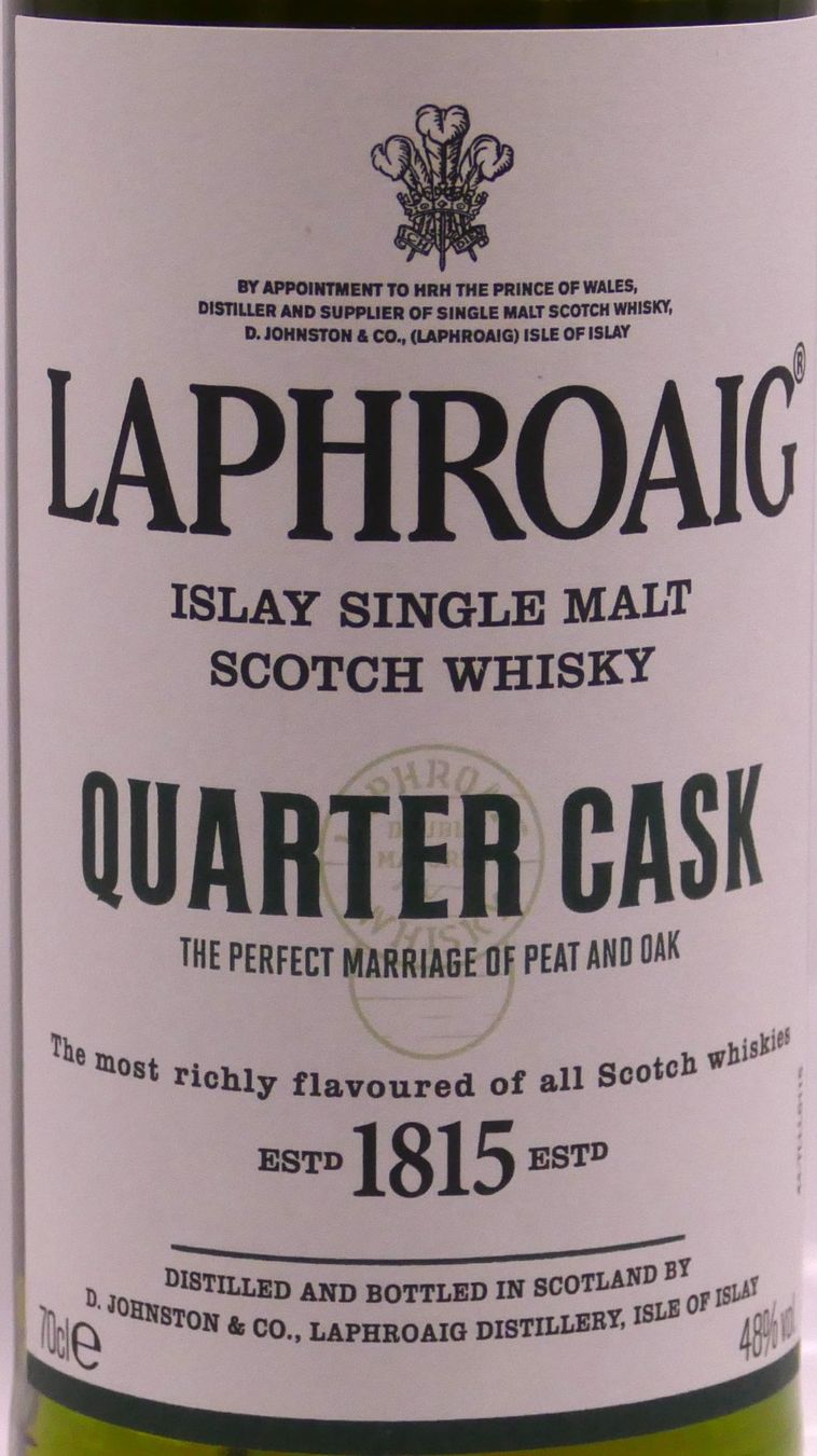 Laphroaig Bevande alcoliche: Laphroaig Quarter Cask – Nuovo e nell'imballaggio originale da Hochdorf venduto da Sukram58 2