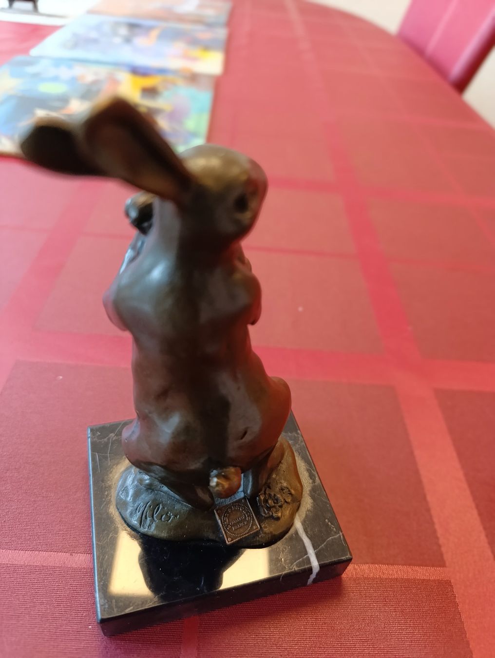 Statuette: BRONZE OSTER HASE TOP FIGUR – Nuovo (secondo la descrizione) da Reinach BL venduto da Katzenmorli 2