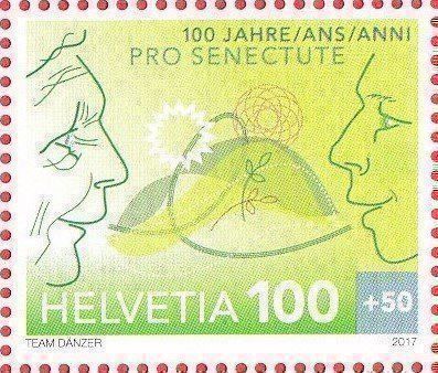 Tous les timbres: 2017 Pro Senectute  ** Postfrisch ** 1Fr. plus 50Rp. – Neuf (Voir description) à Adliswil par Aenti