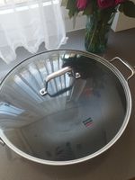 Kuhn Rikon Gusseisen Wok mit Deckel guter Zustand