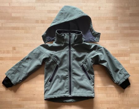 H&M Softshell Jacke, Khaki, Gr. 98 (2-3 J.) Top Zustand!