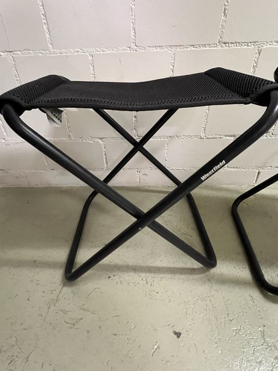 Hocker: 2 Westfield Klapphocker, Campinghocker, neuwertig, schwarz – Gebraucht aus Bülach von Manolo007 2