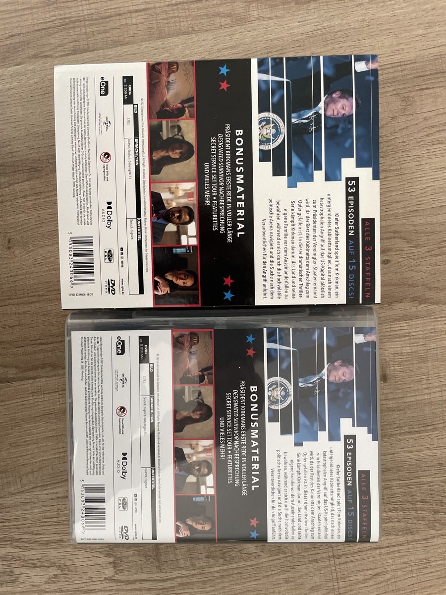 Alle DVDs: Designated Survivor Komplette Serie DVD – Gebraucht aus Hagendorn von masterchieff 1