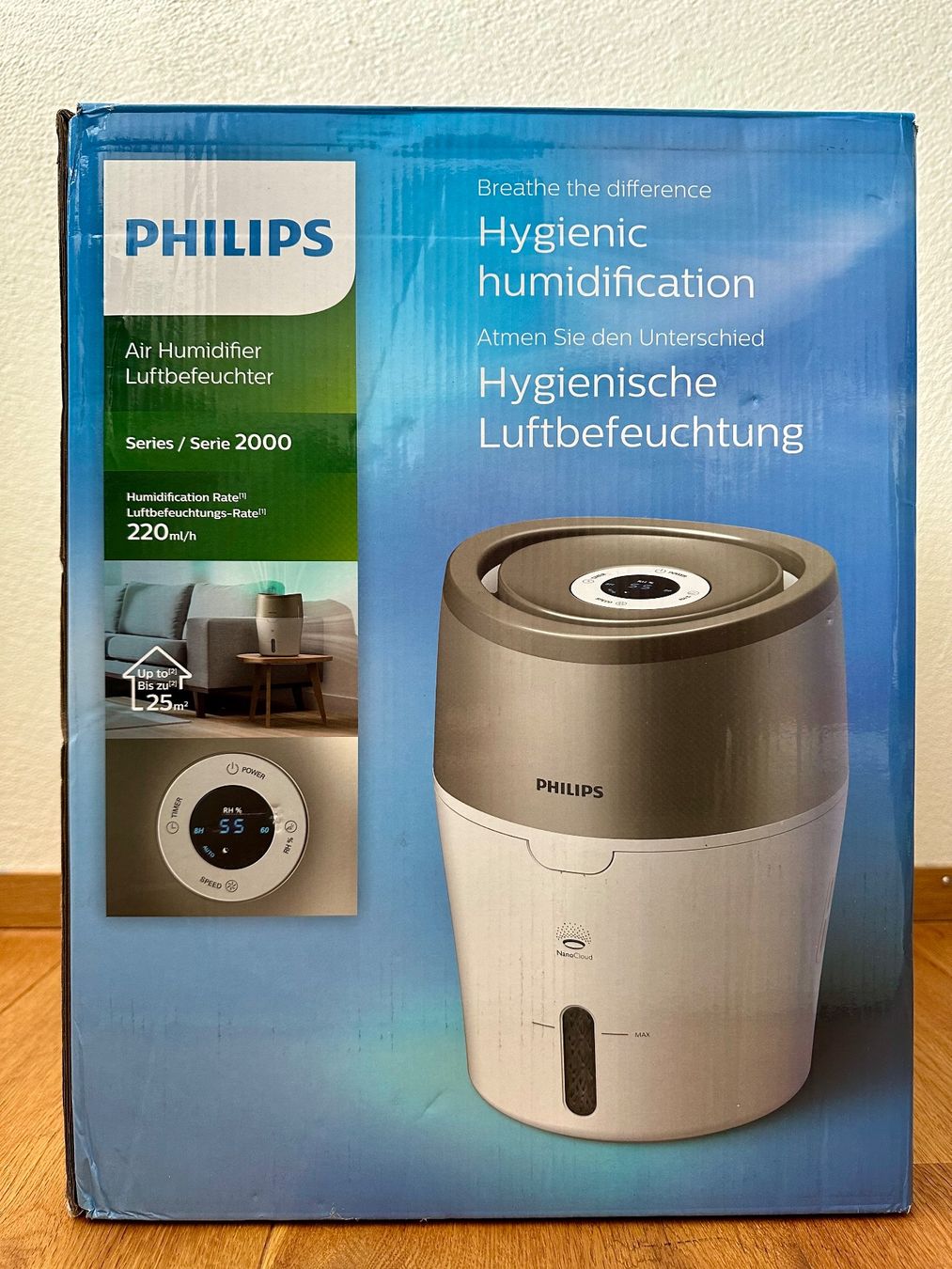 Philips Umidificatori d'aria: Philips 2000 Luftbefeuchter - series HU4803/01 – Usato da Einsiedeln venduto da UnicornFairy