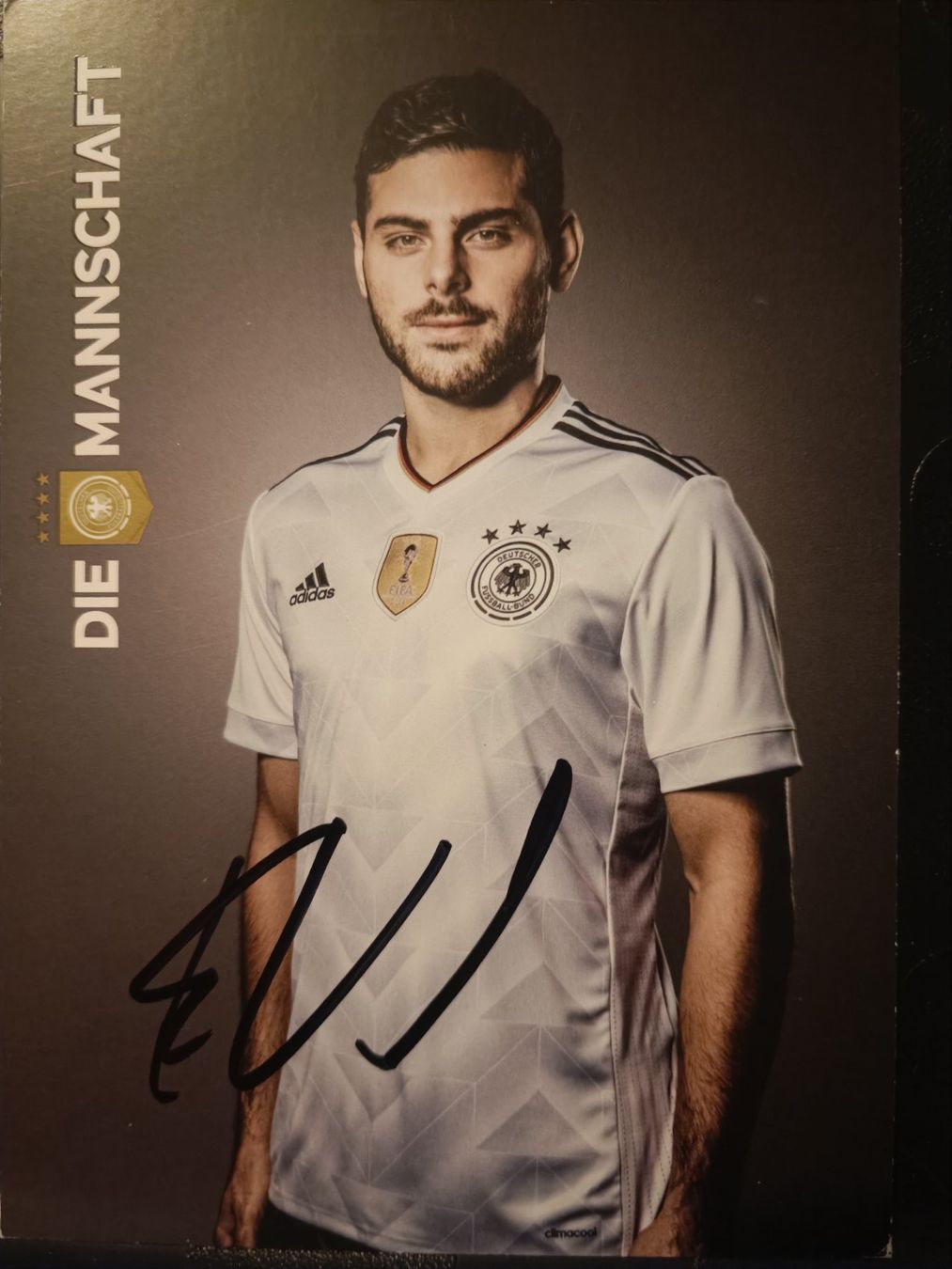 Autografi: Kevin volland - handsigniert DFB Autogrammkarte – Usato da Menziken venduto da Artographs