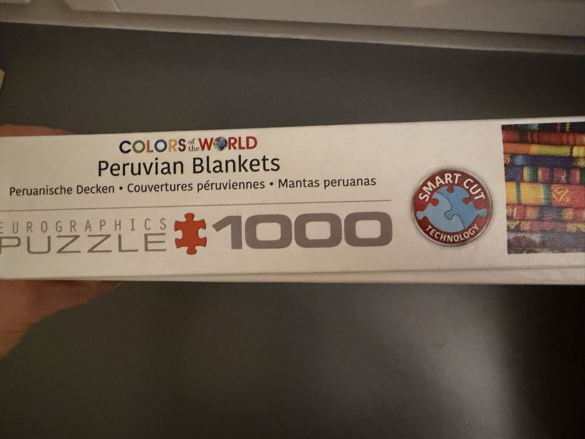 Puzzle: Eurographics Puzzle Peruvian Blankets 1000 Pieces – Usato da Zürich venduto da jus_sw7l 1