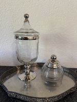 2er Set Mid Century Bonboniere/Biscuitdose