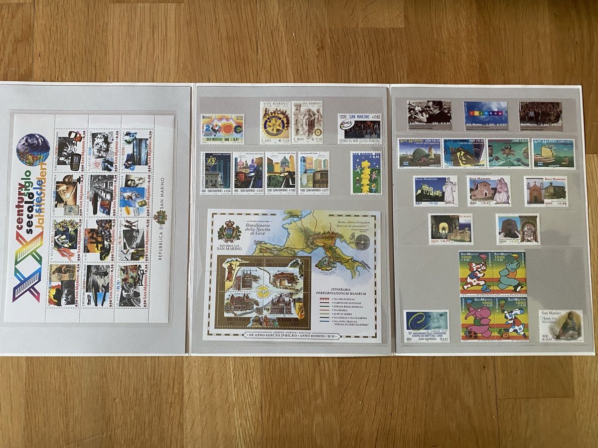 Tutti i francobolli: San Marino 2000 - Briefmarkensammlung – Usato da Bern venduto da Mondol