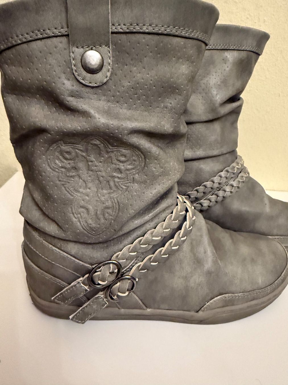 Chaussures femmes: graue Boots  /  Sommer - Stiefel   -  Grösse 37 – D'occasion à Bern par rewe45 2