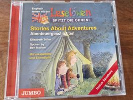 CD Leselöwen - Stories about Adventures (Englisch lernen)