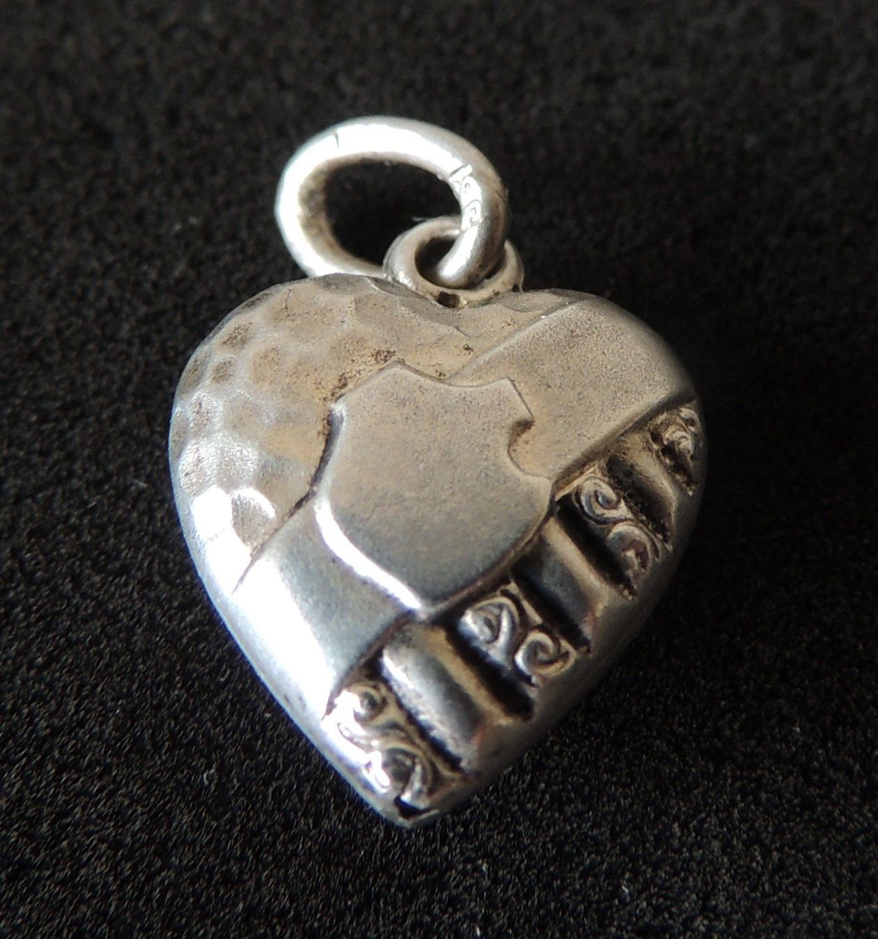 Ciondoli: Silber 800 Herzanhänger 12 x 14 mm – Usato da Waldenburg venduto da schaller707