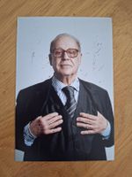 Jean Ziegler Autogramm auf Rückseite signiert