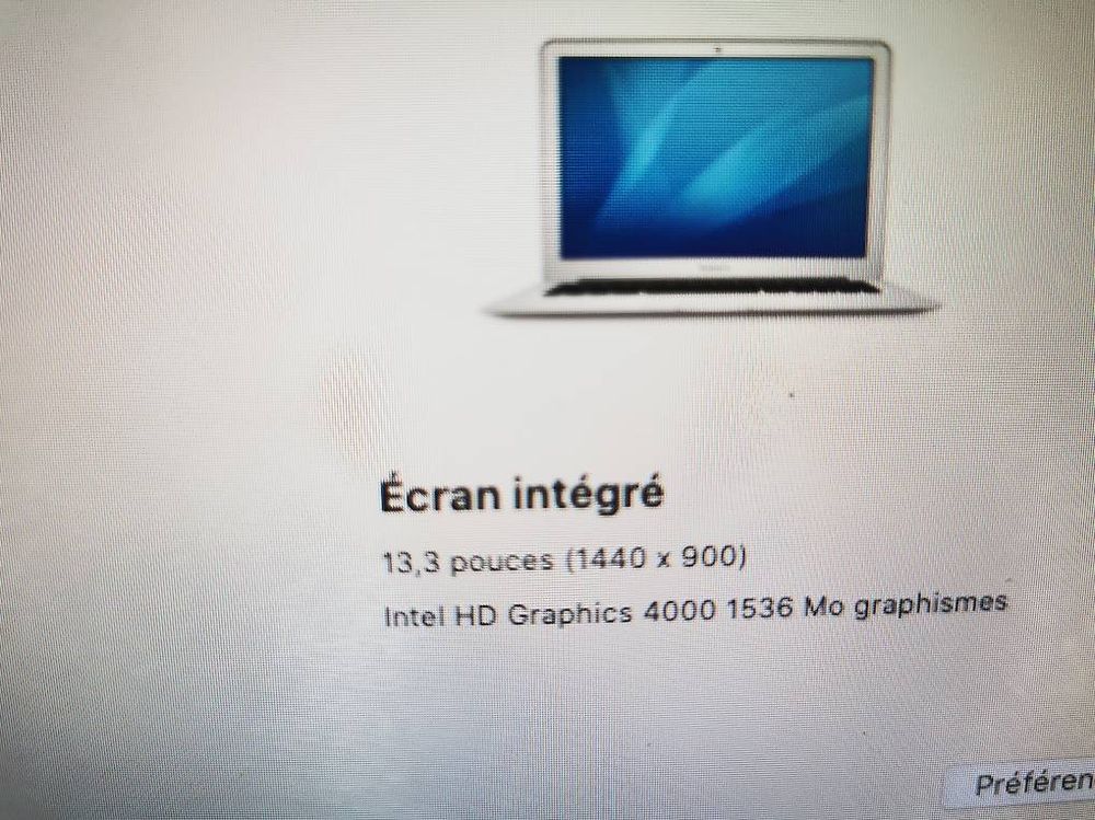 Notebook: MacBook Air 13 Mi-2012 SSD 256Go  RAM 4Go Office 2019 – Usato da Lausanne venduto da Dukco 4