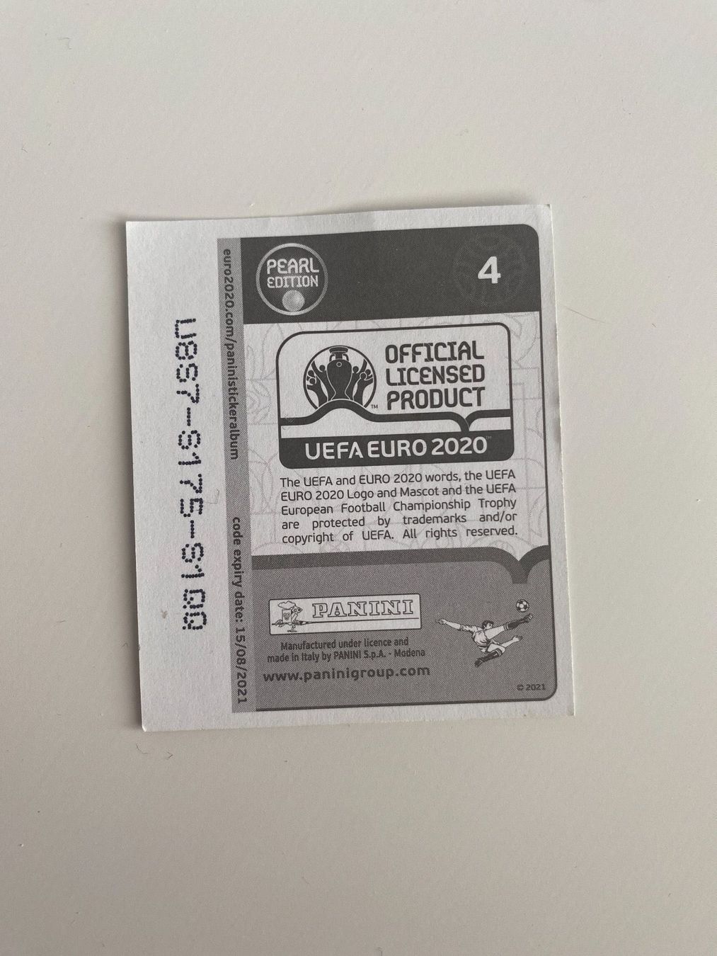 Panini Carte collezionabili: Euro 2020 Panini Bild Nr 4 – Nuovo (secondo la descrizione) da Dietikon venduto da Emoruk 1