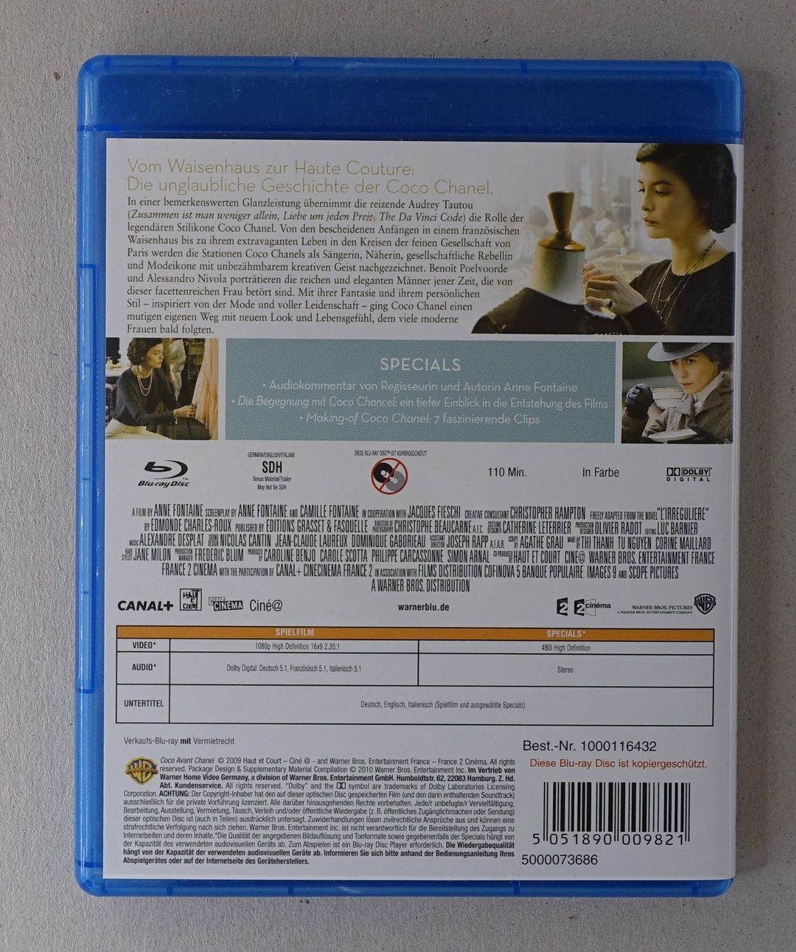 Tutti i DVDs: Coco Chanel - Der Beginn einer Leidenschaft – Usato da Sessa venduto da fraenklishop 1