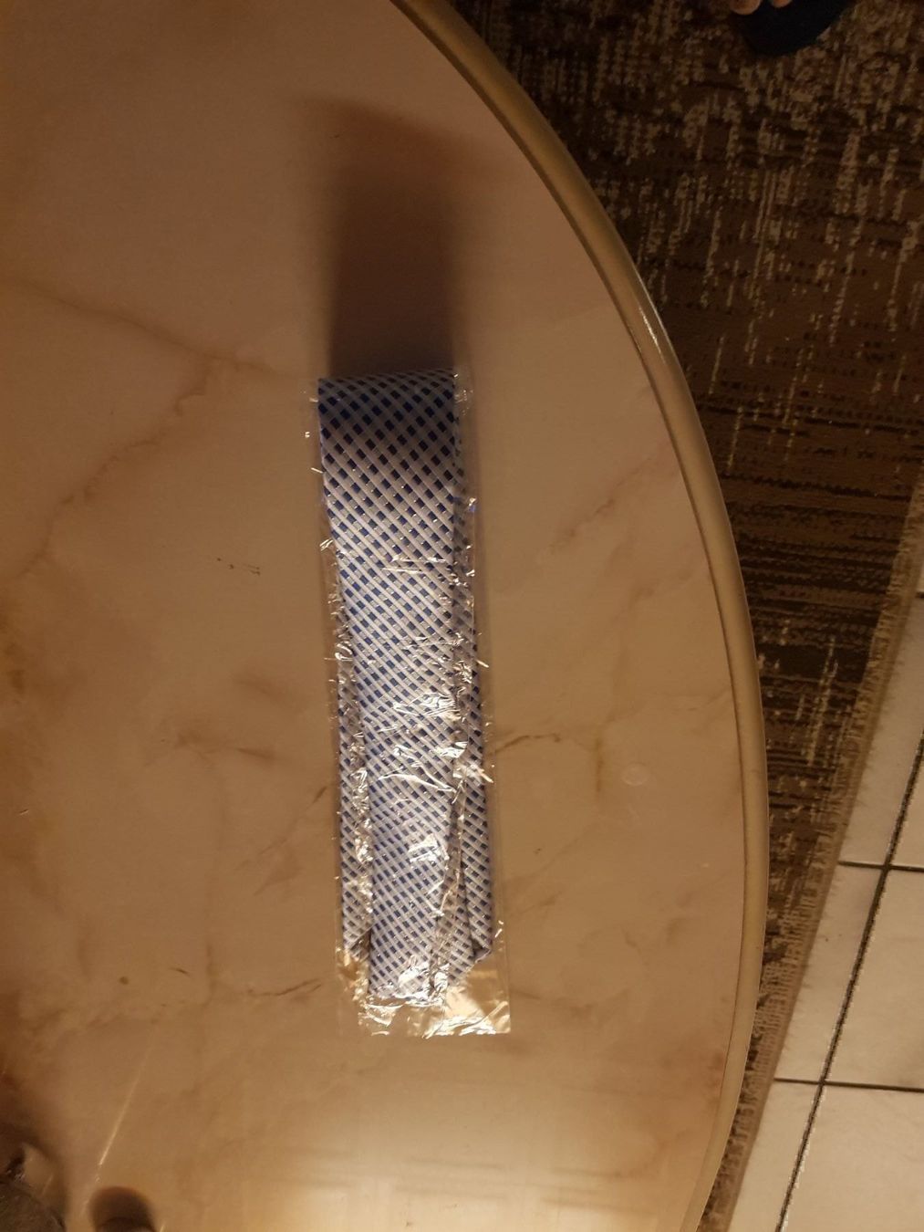 Cravatte: Top Seiden Krawatten Silber Hell Blau – Nuovo e nell'imballaggio originale da Rümlang venduto da Sabado 2