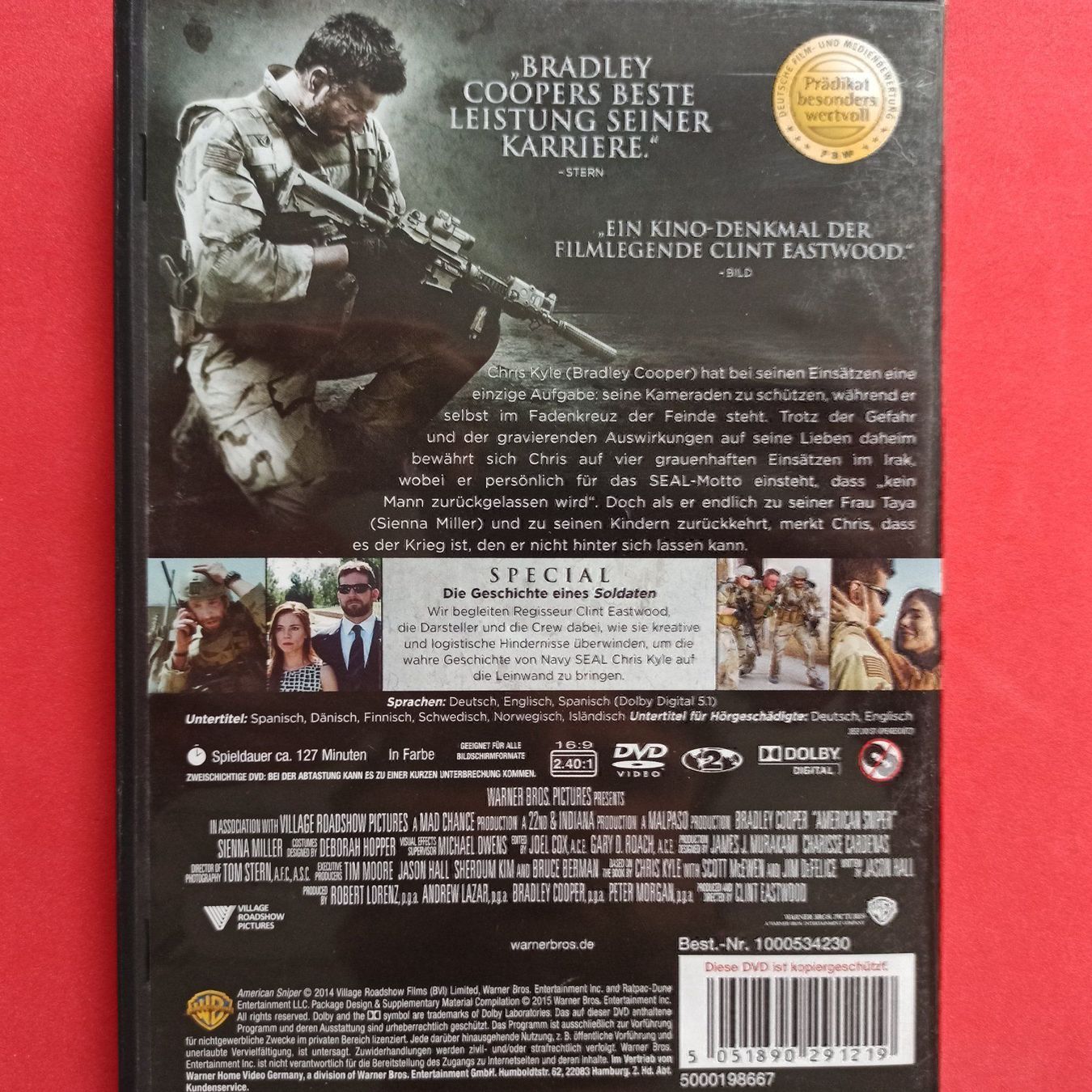 Alle DVDs: American Sniper – Gebraucht aus Dübendorf von kb86_MOVIE 1
