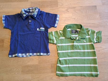 2er Set Polo-Shirts für Jungen, Grösse 74