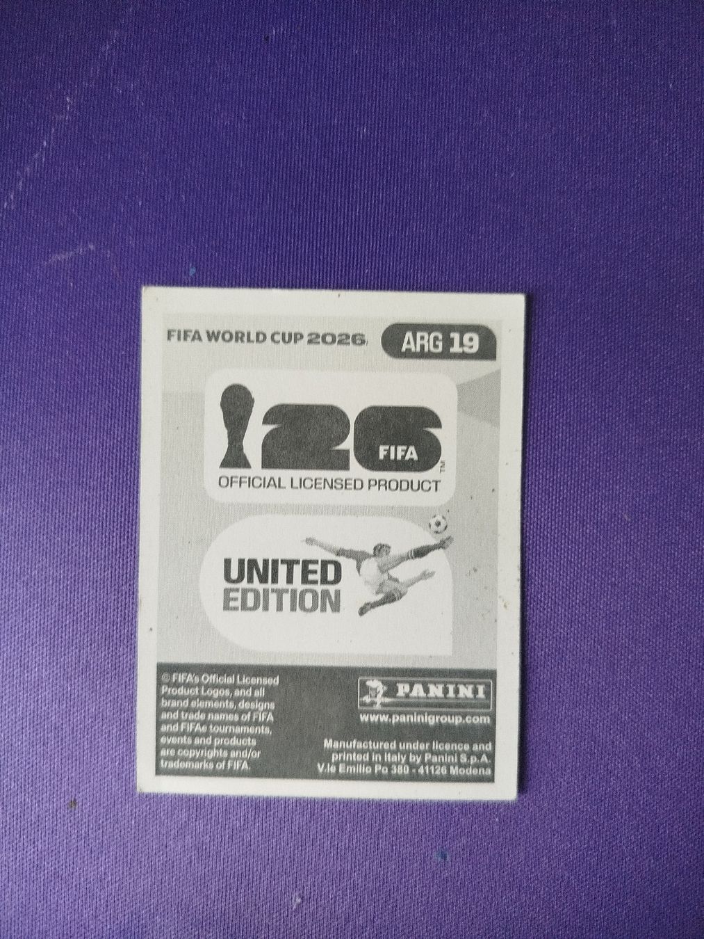 Panini Carte collezionabili: Panini 2026 Julian Alvarez, ARG 19 – Nuovo e nell'imballaggio originale da Saas-Almagell venduto da Htwseller 1