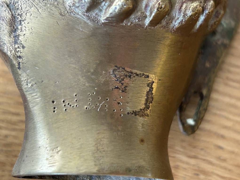 Sculture & Statue: Buddha Kopf mit signatur 12x9 cm – Usato da möhlin venduto da Caja1 2