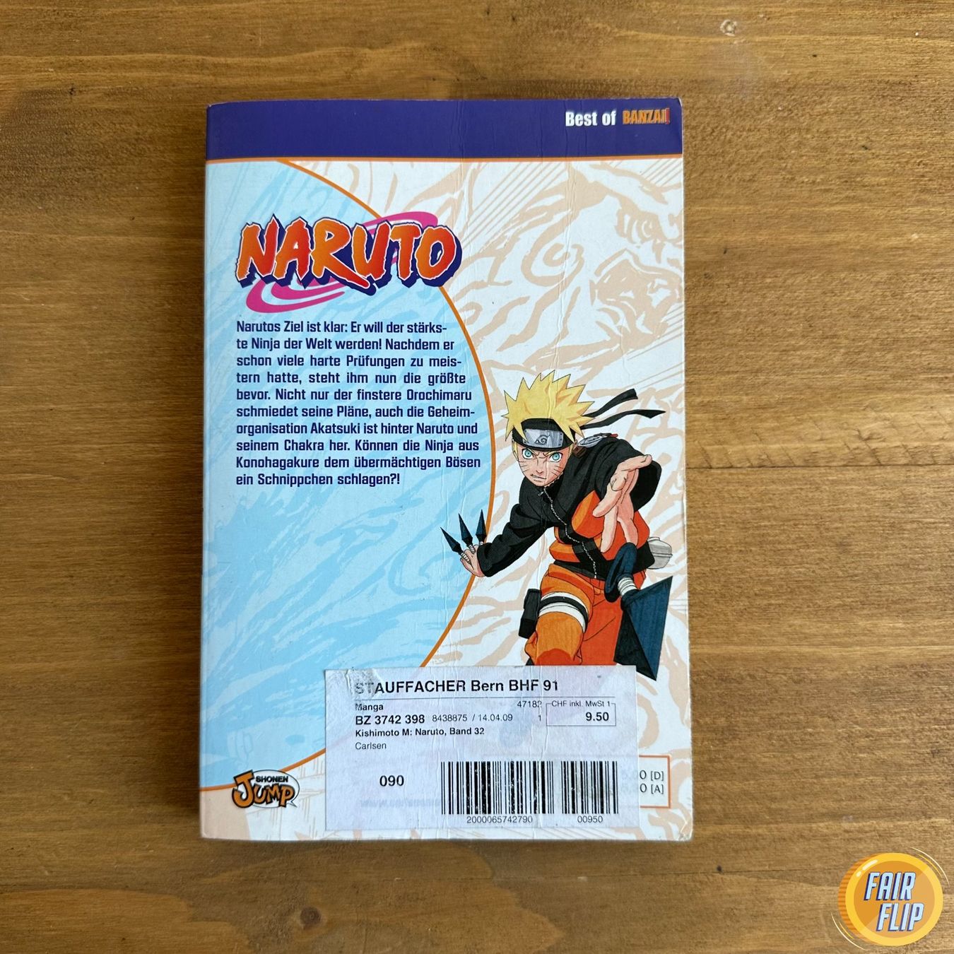 Fumetti: Naruto Manga Band 32 – Usato da Luzern venduto da fairflip 1