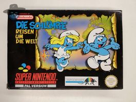 Die Schlümpfe reisen um die Welt / Super Nintendo SNES
