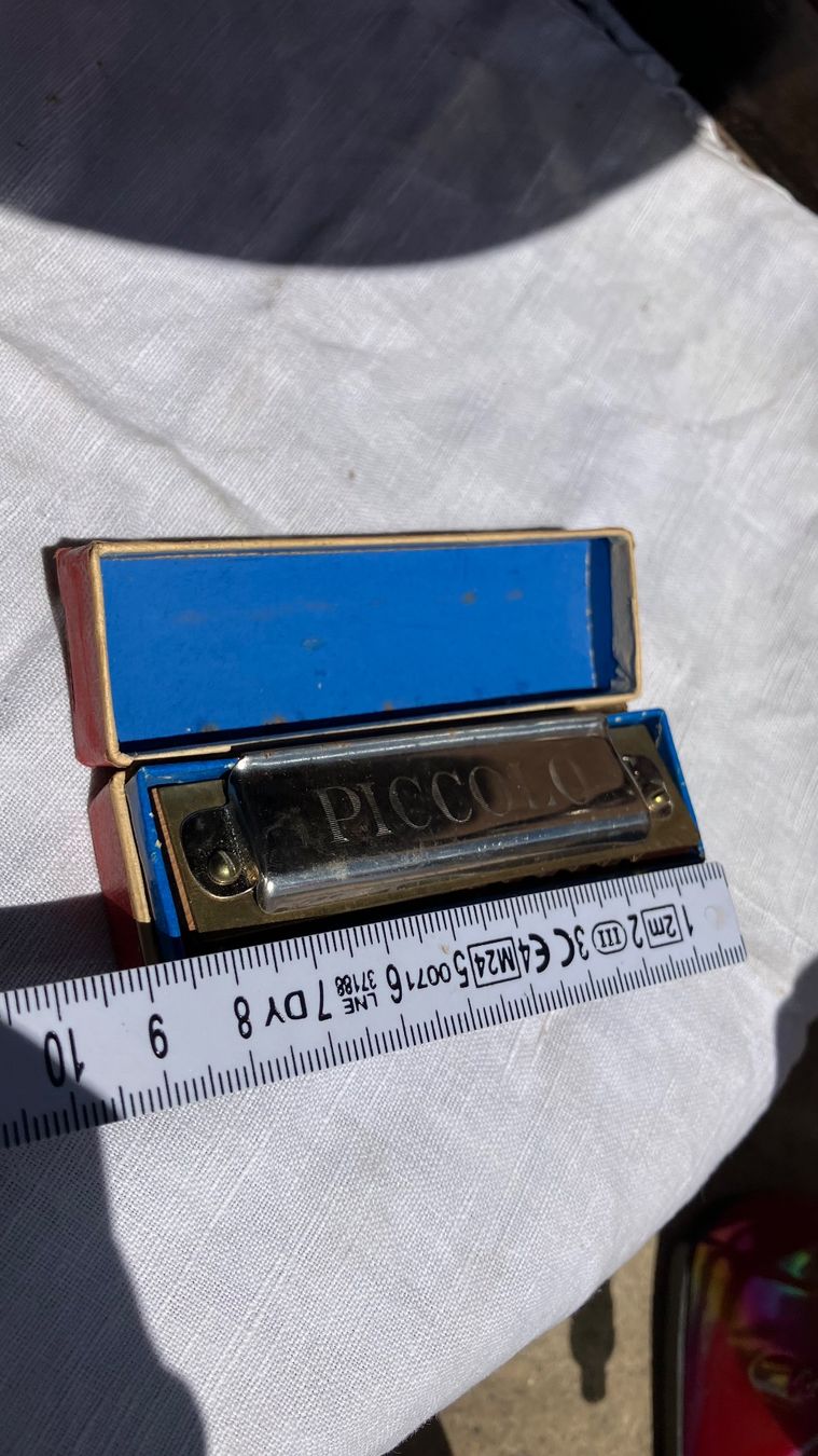 Hohner Strumenti musicali: Harmonica Piccolo Mundharmonika antik ancien – Usato da St-Cierges venduto da LeRegain 3
