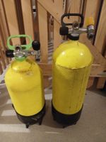 Tauchflaschen 12 + 15 Liter gelb