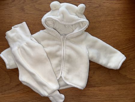 Baby Winter Set, Weiss, Grösse 50 Top Zustand!