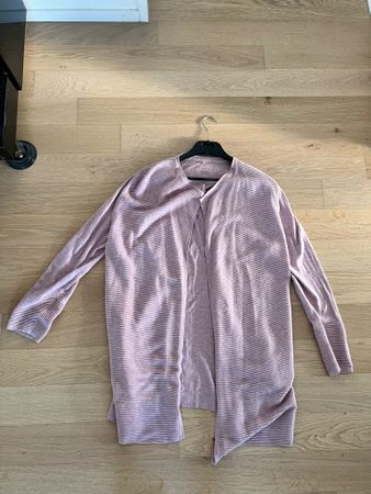 GW Strick Cardigan Grobstrick Rosa Gr. L