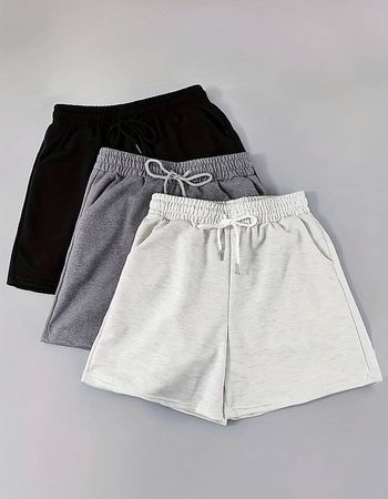 3-pack Casual Shorts  Size M  3 Colours Available
