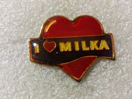 Ansteckpin 68: I Love Milka