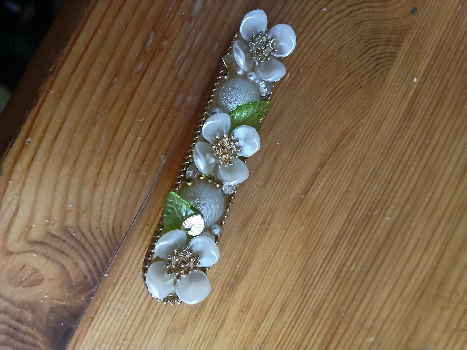 Accessori per capelli: Haarklammer goldfarbig – Nuovo e nell'imballaggio originale da St.Gallen venduto da Kristal54 1