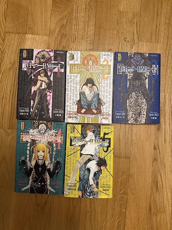 Fumetti: Manga Deat Note tomes 1 à 5 – Usato da Nyon venduto da lio_5n8l