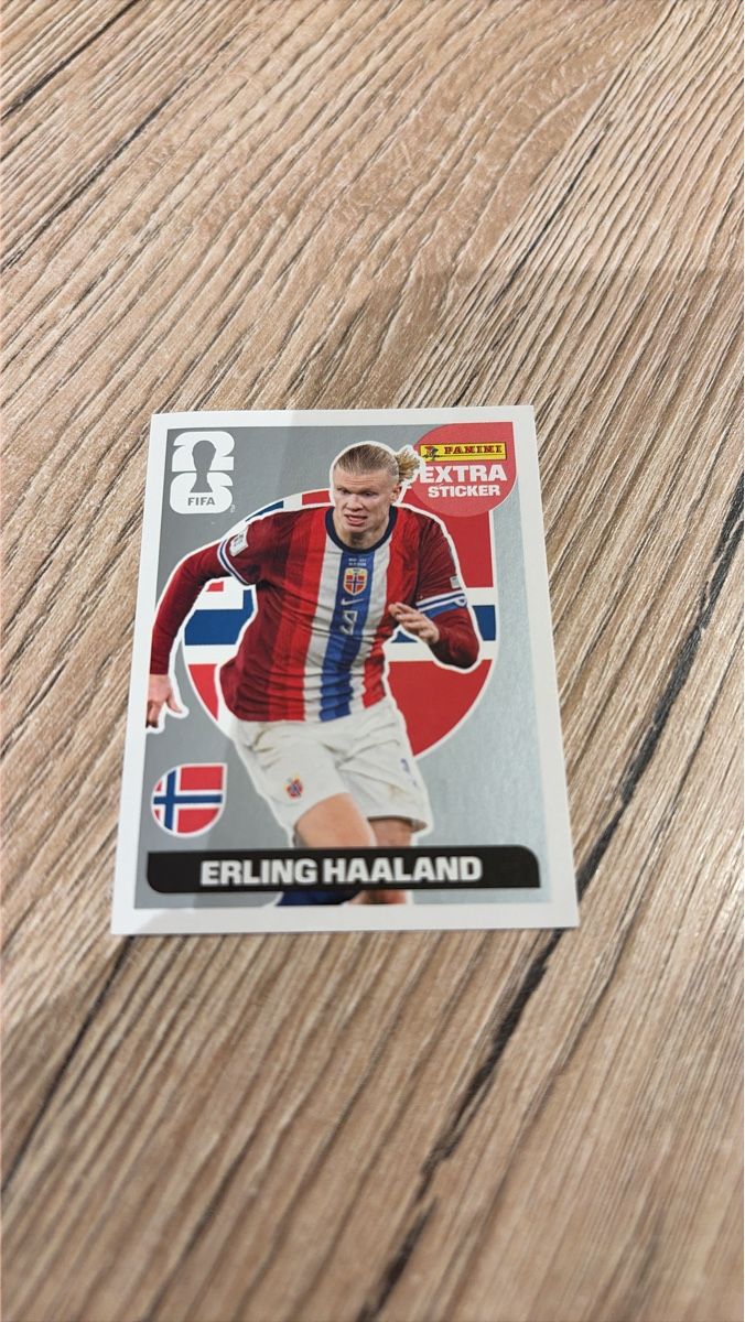 Sticker: Erling Haaland Panini Extra Sticker Silber – Nuovo e nell'imballaggio originale da Murg venduto da LolisImperium