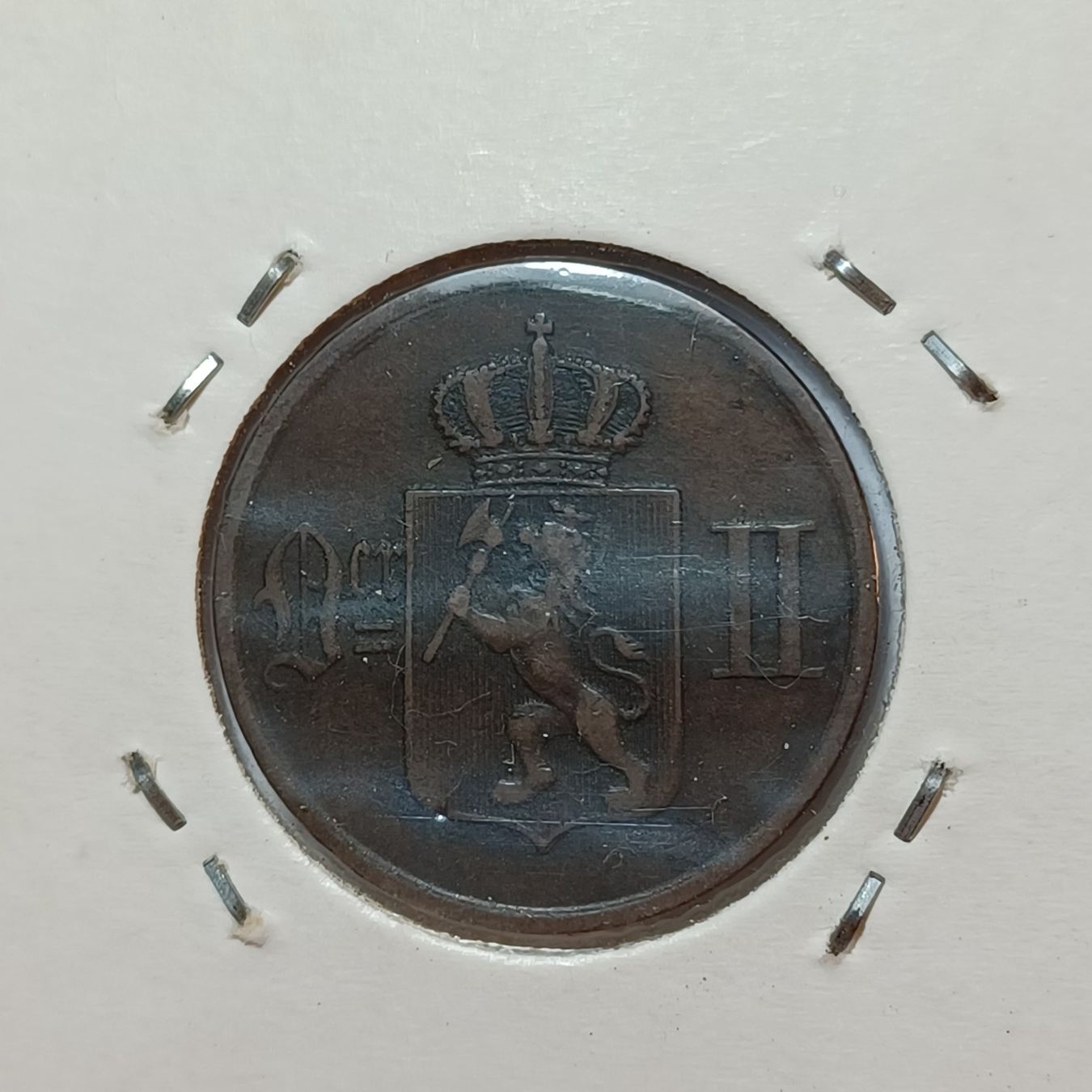 Tutti le monete: 2 Öre 1876 Norwegen – Usato da Pfäffikon ZH venduto da Welt_Muenzen