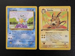 Pack Base Set et Fossile (Carapuce & Raichu edition 1)