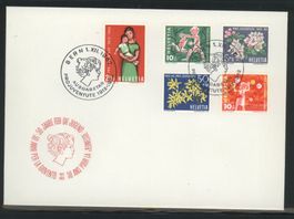 1962, FDC, Pro Juventute (2)
