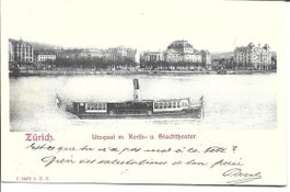 AK Zürich Utoquai